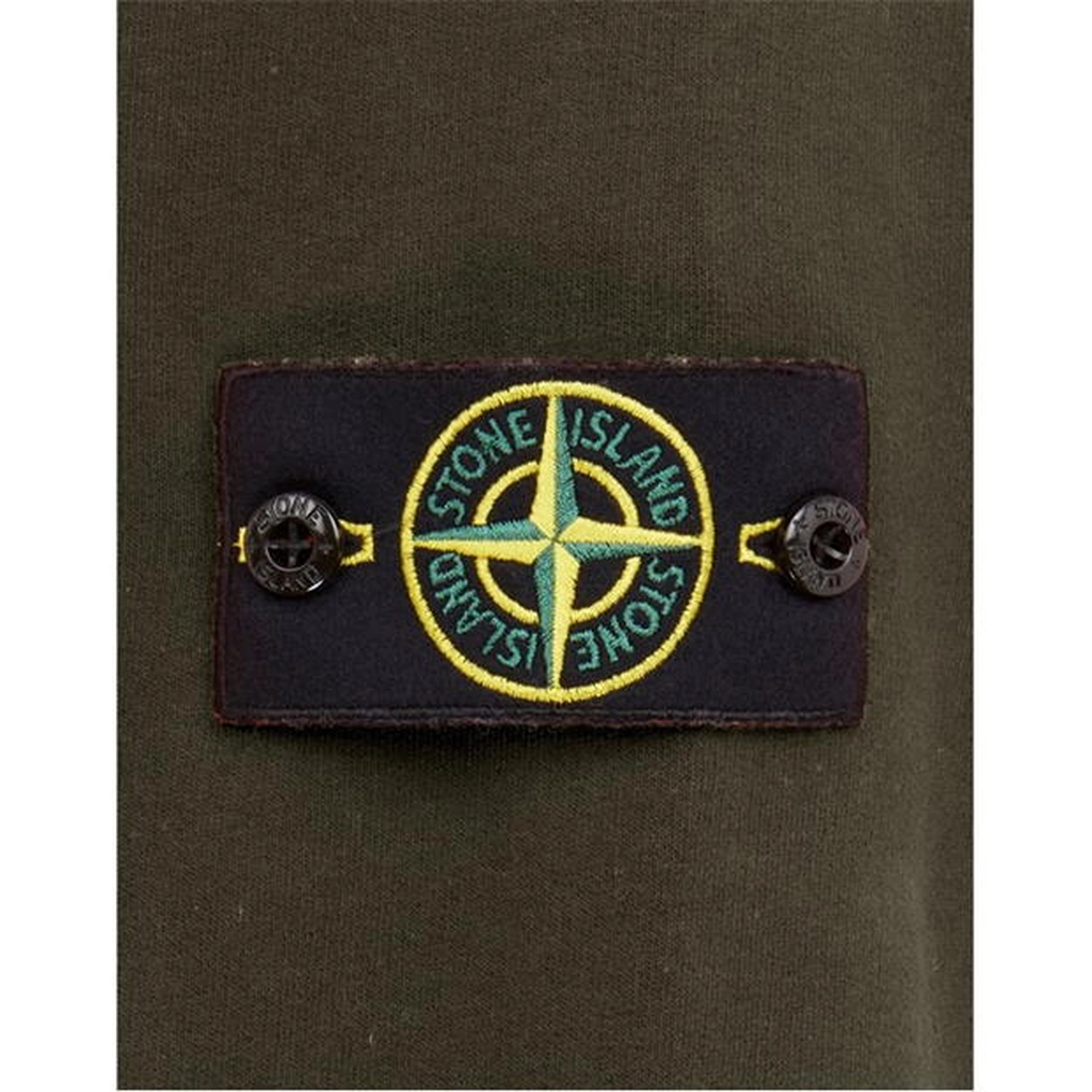 Stone Island Fleece Hoodie - Green